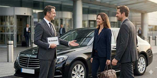 Accueil et transport de clients VIP