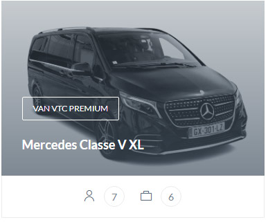 VTC Mercedes Van Classe V