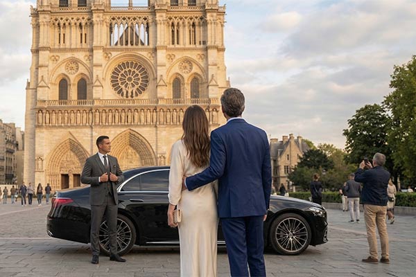 chauffeur VTC pour cathédrale Notre-Dame